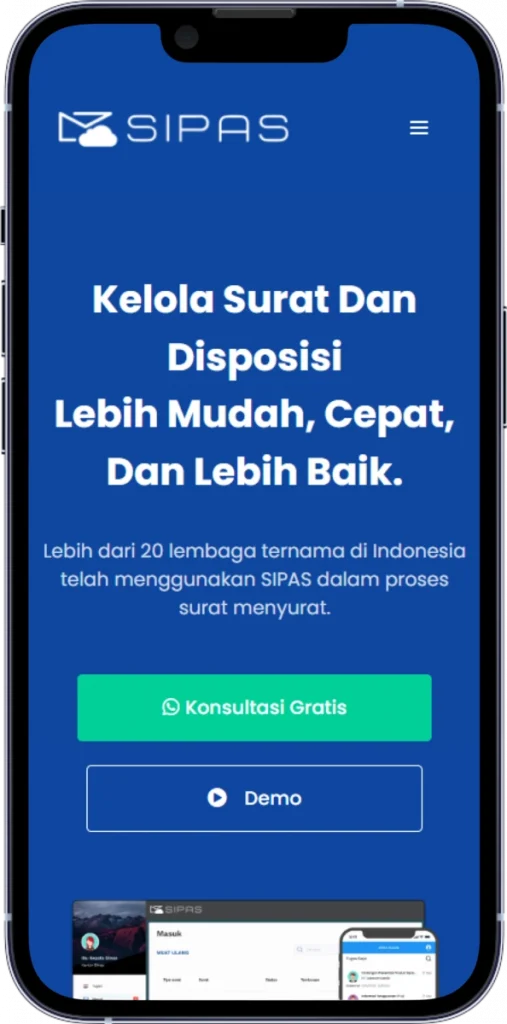 Home Page Sipas Mobile
